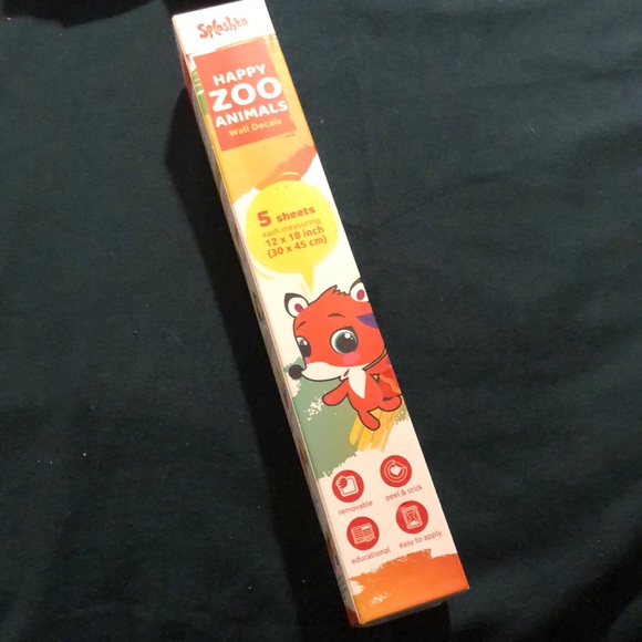 Splashka Happy Zoo Animals Kids Wall Decals - Picture 8 of 8